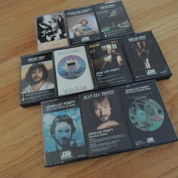 Jean Luc Ponty Lot 10 Cassette Tapes Atlantic + Columbia Label - Never Used - Picture 9 of 9